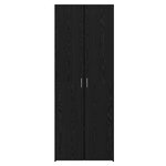 vidaXL Haut de buffet Chêne Noir 70x42 5x185 cm Bois d'ingénierie