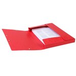 Boite De Classement Cartobox Dos 25mm Carte Lustrée - A4 - Rouge - X 25 - Exacompta