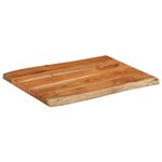 vidaXL Dessus de table 90x60x2 5 cm rectangulaire bois massif d'acacia