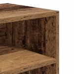 vidaXL Bibliothèque vieux bois 60x30x71 5 cm bois d'ingénierie