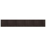 vidaXL Tapis rectangulaire marron foncé 80x1000 cm bambou