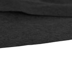 vidaXL Tapis de piscine Noir Ø 550 cm Tissu non tissé