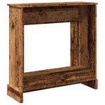 VidaXL Cadre de cheminée vieux bois 90x30x90 cm bois d'ingénierie