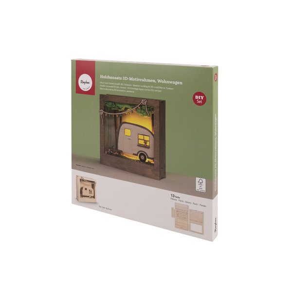 Kit en bois Caravane  FSC Mix Credit - Nature