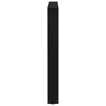 vidaXL Pieds de table à manger en V 3 pièces Noir 80 x (72-73 3) cm Acier