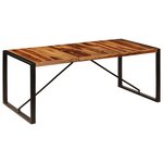 vidaXL Table à dîner 200x100x75 cm Bois de Sesham solide