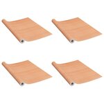 vidaXL Films autoadhésifs de meubles 2 Pièces Chêne japonais 500x90cm PVC
