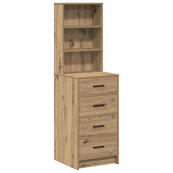 vidaXL Haut Armoire chêne artisanal 40 x 41 x 135 cm Bois d'ingénierie