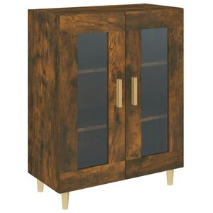 vidaXL Buffet chêne fumé 69 5x34x90 cm bois d'ingénierie