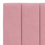 vidaXL Cadre de lit sans matelas rose 140x190 cm velours
