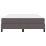 vidaXL Lit avec matelas Gris 160 x 200 cm Faux cuir