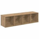 vidaXL Ensemble meuble TV 4 Pièces Marron 37 x 37 x 142 5 cm