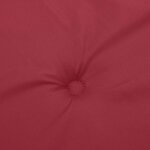 vidaXL Coussins de chaise de jardin lot de 4 rouge bordeaux 40x40x4 cm