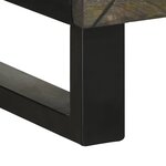 vidaXL Buffet noir 40x33x75 cm bois massif de manguier