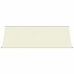 vidaXL Auvent rétractable crème 400x150 m tissu et acier