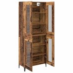 vidaXL Haut Armoire Bois Ancien 69 5 x 34 x 180 cm Bois d'ingénierie