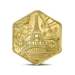 Collection des régions - Île de France Monnaie de 500€ Or hexagonale