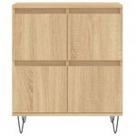 vidaXL Buffets 3 Pièces Chêne sonoma Bois d'ingénierie