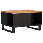vidaXL Table basse 60x50x35 cm bois massif d'acacia