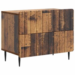 vidaXL Cabinet de chevet Bois ancien 62 x 34 5 x 49 5 cm