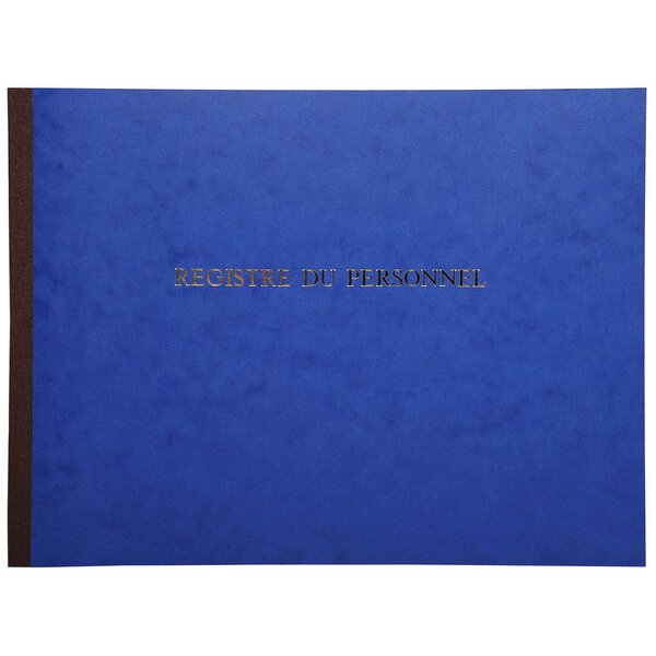 Registre du Personnel - Dim. : 24 x 32 cm, 40 pages