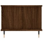 vidaXL Table basse chêne marron 90x50x40 cm bois d'ingénierie