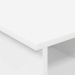 vidaXL Meuble TV Blanc 68 5 x 35 x 35 cm Bois d'ingénierie