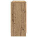 vidaXL Buffet et tiroirs chêne artisanal 100 5x35x76cm bois ingénierie