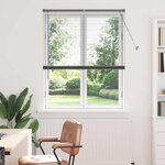 vidaXL Store de Fenêtre Gris foncé 105 x 175 cm Aluminium