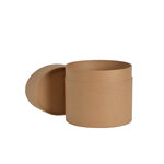 Lot de 50 boîtes cylindriques kraft 8.2 x 6.2 cm