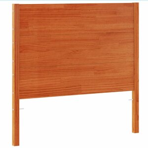 vidaXL Tête de lit cire marron 100 cm bois massif de pin