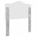 vidaXL Tête de lit Gris béton 80 cm Bois d'ingénierie