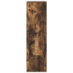 vidaXL Armoire avec tiroir chêne fumé 55 5x34x119 5 cm bois ingénierie