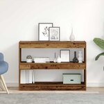 vidaXL Bibliothèque Bois ancien 100 x 30 x 72 cm Bois d'ingénierie