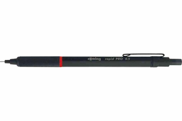 Portemine rapid PRO métal massif Noir mat mines 2 0 mm ROTRING