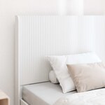 vidaXL Tête de lit Blanc Bois d'ingénierie