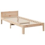 vidaXL Cadre de lit sans matelas 80x200 cm bois massif de pin