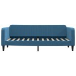 vidaXL Lit de repos sans matelas bleu 80x200 cm velours