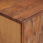 vidaXL Ensembles de salle de bain 4 Pièces Acacia Marron Winish