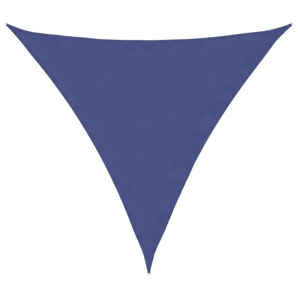 vidaXL Voile de parasol tissu oxford triangulaire 3x3x3 m bleu