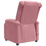vidaXL Fauteuil électrique de massage Rose Velours