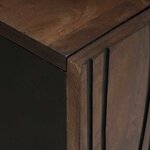 vidaXL Ensemble de mobilier de salle de bain avec tiroir 3 Pièces Marron