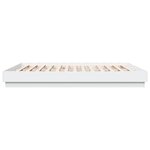 vidaXL Cadre de lit avec lumières LED blanc 180x200 cm