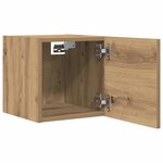 vidaXL Meubles TV muraux 2 Pièces chêne artisanal 30 5x30x30 cm