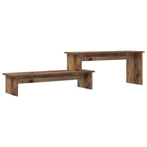 vidaXL Ensemble meuble TV Montage mural Bois Ancien 180 x 30 x 43 cm