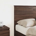 vidaXL Tête de lit Chêne brun 135 cm Bois d'ingénierie