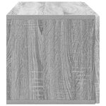 vidaXL Meuble TV mural Sonoma gris 98 x 31 x 30 cm Bois d'ingénierie