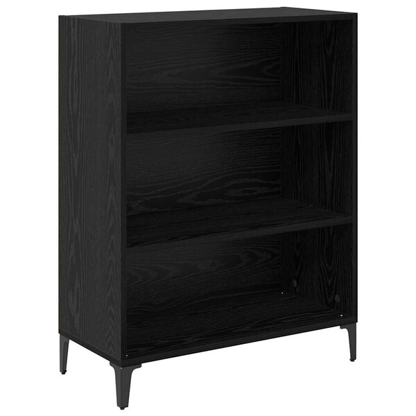 vidaXL Buffet Chêne noir 69 5 x 32 5 x 90 cm Bois d'ingénierie