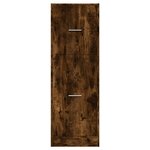 vidaXL Armoire d'apothicaire chêne fumé 40x41x118 cm bois d'ingénierie