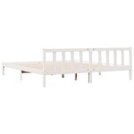 vidaXL Cadre de lit extra long sans matelas 200x220 cm bois massif pin